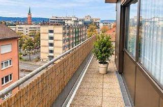 Penthouse mieten in Östliche Karl-Friedrich-Straße 35, 75175 Innenstadt, 3-Zimmer-Penthouse mit umlaufender Terrasse und herrlichem Blick über Pforzheim – zentrale Innenstad