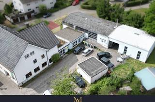Gewerbeimmobilie kaufen in 78087 Mönchweiler, Viel Platz für Ihren Betrieb – zwei Hallen, Büroflächen und großer Hof in 78087 Mönchweiler