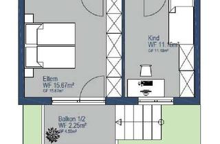 Wohnung kaufen in 80997 München, MÜNCHNER IG: Vom Wohnzimmer direkt ins Grüne – 2 Zimmer mit Südbalkon und eigenem Garten!