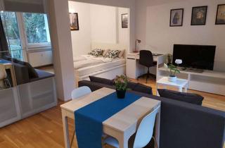 Wohnung mieten in Comeniusstraße, 40545 Oberkassel, Helle möblierte 1-Zimmer-Wohnung in Oberkassel – bodentiefe Fenster & Terrasse