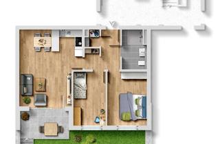 Wohnung kaufen in Altmühlstrasse, 86830 Schwabmünchen, 1,5% "geschenkt": 3 Zimmer EG Neubauwohnung mit Garten in Schwabmünchen: KfW55 Standard, Bezug 07/28