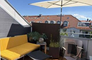 Wohnung mieten in 85640 Putzbrunn, Voll möbliert, wunderschöne 1-Zi.-Wohnung mit sonniger Dachterrasse