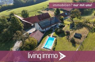 Einfamilienhaus kaufen in 94034 Passau, Anwesen mit modernem Wohnhaus, Nebenhaus, Bauernhaus, Scheune, Stallungen & Pool - Top Lage Passau