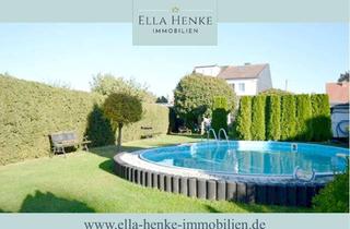 Doppelhaushälfte kaufen in 38820 Halberstadt, Top gepflegte, großzügige Doppelhaushälfte mit wunderschönem Garten, Pool + Doppelgarage.