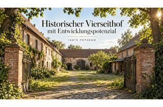 Grundstück zu kaufen in 14473 Teltower Vorstadt, Historischer Vierseithof mit Entwicklungspotenzial zu verkaufen