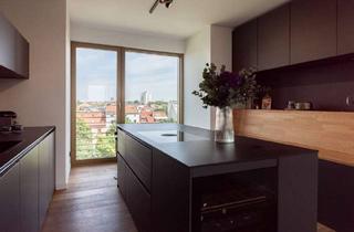 Penthouse kaufen in 10317 Lichtenberg, Traum Penthouse mit Rooftop-Terrasse |Aufzug in die Wohnung | Sauna| Parkett| 2 Stellplätze| A+