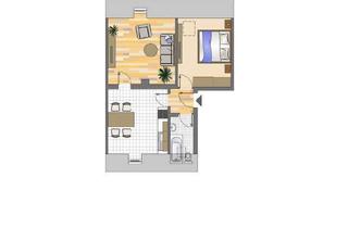 Wohnung mieten in Walpurgisstraße 19, 45888 Bulmke-Hüllen, 2-Zimmer-Wohnung in Gelsenkirchen Bulmke-Hüllen