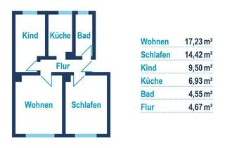 Wohnung mieten in Neuberinstraße 1a, 08468 Reichenbach, Schöne 3-Raum Wohnung mit Einbauküche und großzügigem Balkon
