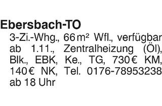 Wohnung mieten in 73061 Ebersbach, Ebersbach TO