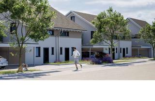 Einfamilienhaus kaufen in 35435 Wettenberg, Rohbau steht: Elegante Neubau-Doppelhaushälfte in Krofdorf