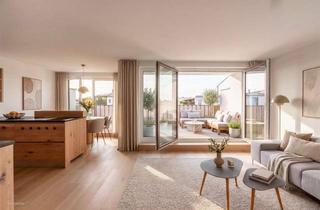 Penthouse kaufen in 82061 Neuried, Naturnahes Penthouse-Feeling: 3-Zimmer-Dachterrassenwohnung mit Weitblick in Neuried