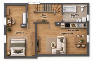 Wohnung mieten in Albert-Einstein-Str., 86438 Kissing, 2-Zi. DG Wohnung renoviert