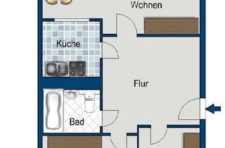 Wohnung mieten in Caputher Heuweg, 14478 Waldstadt II, Praktisch geschnittene 3-Zimmer-Wohnung