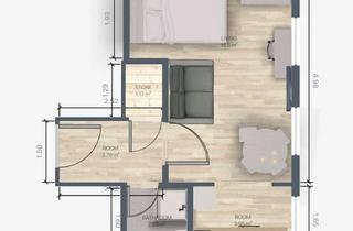 Wohnung mieten in Blissestraße 41, 10713 Wilmersdorf, Wohnen mit Charakter: Vollmöblierte Kompakte 1,5-Zimmer-Wohnung in Wilmersdorf