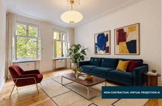 Wohnung kaufen in Pestalozzistraße 56A, 10627 Berlin, Altbaucharme trifft frischen Glanz – Helle 2-Zimmer-Wohnung mit Aufzug in Charlottenburg!