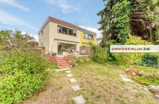Doppelhaushälfte kaufen in 12309 Lichtenrade, IMMOBERLIN.DE - Sehr attraktive Doppelhaushälfte mit idyllischem Südgarten & Garage