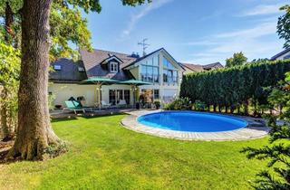 Haus kaufen in 85591 Vaterstetten, Exklusive, lichtdurchflutete DHH in Vaterstetten - stilvolle Architektur und eigener Pool