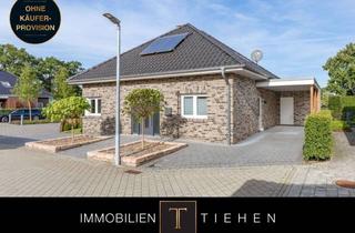 Haus kaufen in 49744 Geeste, Jung gebaut, modern gedacht – Bungalow aus 2019 mit Solarthermie und drei Schlafzimmern in Dalum!