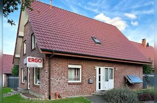 Haus kaufen in 46325 Borken, Mehr als zwei Wohnungen! Vielseitiges Zweifamilienhaus mit Büroflächen in gefragter Lage von Borken