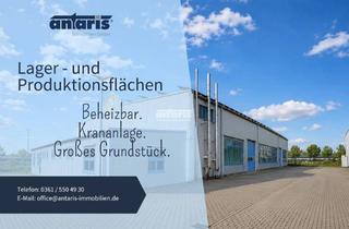 Gewerbeimmobilie mieten in 99631 Weißensee, antaris Immobilien GmbH ** zw. 1000m² - 3000 m² Hallenfläche zur Miete **