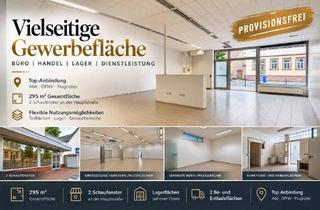 Lager mieten in Alt Zeilsheim 45, 65931 Zeilsheim, Provisionsfrei: vielseitig nutzbare EG-Gewerbefläche mit Schaufenstern, Lager & Ladeflächen