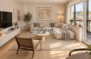 Wohnung kaufen in 93051 Regensburg, Erstbezug nach Sanierung | Stilvolle 2-Zimmer-Wohnung mit Westbalkon in Kumpfmühl I WG-geeignet