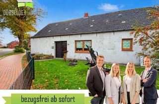 Haus mieten in 26847 Detern, Frisch renoviert! Ebenerdiges Haus mit rund 93 m³ im Zentrum von Detern | Einbauküche inklusive