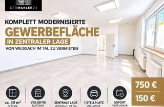 Gewerbeimmobilie mieten in 71554 Weissach, Komplett modernisierte Gewerbefläche in zentraler Lage von Weissach im Tal zu vermieten...