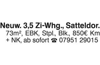 Wohnung mieten in 74589 Satteldorf, 3,5 Zi.-Whg