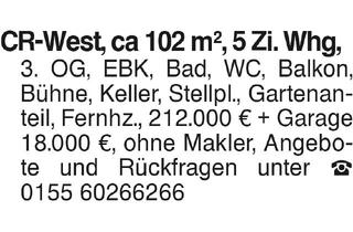 Wohnung kaufen in 74564 Crailsheim, CR-West 5 Zi. Whg