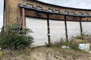 Büro zu mieten in Nulandtstraße, 06217 Merseburg, Gewerbe- und Lagerhalle mit ca. 236 m², 1 Rolltor und 5,54 m Durchfahrtshöhe sowie 3 Büroräumen