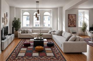 Wohnung kaufen in Reinhardtstraße 15, 10117 Mitte, Stilvoller Altbau in Berlin-Mitte – zwei Südbalkone, flexible Raumgestaltung-großzüges Wohnambiente