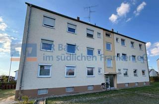 Wohnung kaufen in 91717 Wassertrüdingen, 3-Zimmer-Wohnung mit Balkon, Garage und Gestaltungspotenzial