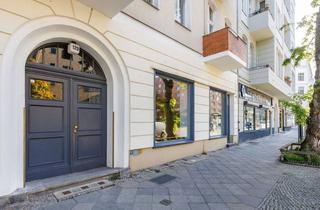 Gewerbeimmobilie mieten in Uhlandstraße 129, 10717 Wilmersdorf, Helle Gewerbefläche mit Altbaucharme | Ca. 4 m Deckenhöhe | 2 separate Räume | Große Fensterfronten!