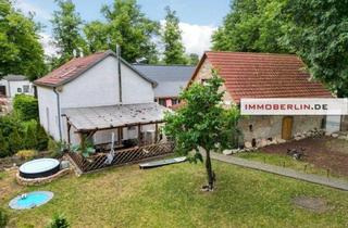 Einfamilienhaus kaufen in 15749 Mittenwalde, IMMOBERLIN.DE - Südwestgrundstück mit zwei Häusern & Garagen in familienfreundlicher Lage
