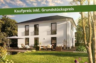 Haus kaufen in 38179 Schwülper, Mit Grundstück: Urbaner Wohnkomfort für zwei Familien in Lagesbüttel