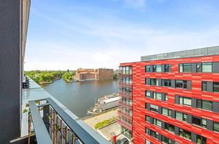 Wohnung kaufen in 10245 Berlin, Hochwertige 2-Zimmer-Wohnung im „The White“ mit Spreeblick, Balkon & Tiefgaragenstellplatz