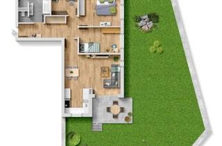 Wohnung kaufen in Altmühlstrasse, 86830 Schwabmünchen, 1,5% "geschenkt": 3,5 Zimmer EG Neubauwohnung mit Garten in Schwabmünchen, KfW55, Bezug 07/28