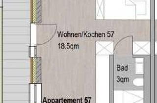 Wohnung kaufen in 85435 Erding, Modernes 1-Zimmer-Apartment in Erding | 21,5 m² (möbliert)