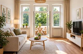 Wohnung mieten in Westerhäuser Straße 94, 38820 Halberstadt, Urban wohnen, entspannt leben – Helle 3-Zimmer-Wohnung mit Balkon & Gartenmitbenutzung