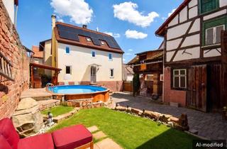 Haus kaufen in 97903 Collenberg, Modernisiertes Wohnhaus mit Pool, idyllischem Innenhof und vielseitigem Nebengebäude