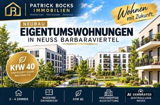 Wohnung kaufen in 41460 Neuss, NEUBAU-EIGENTUMSWOHNUNGEN IN NEUSS – BARBARAVIERTEL