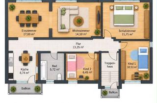 Wohnung mieten in Waldstraße 12, 64665 Alsbach-Hähnlein, Modernisierte 6-Zimmer-Wohnung in Alsbach-Hähnlein