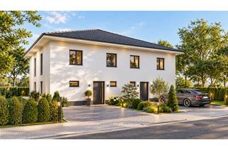 Doppelhaushälfte kaufen in 40721 Hilden, Familienwohnen | Hilden-Nord: Neubau Doppelhaushälfte im Stadtvillenstil auf sonnigem Südgrundstück.