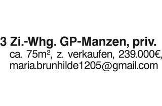 Wohnung kaufen in 73037 Göppingen, 3 Zi.-Whg. GP-Manzen, privat