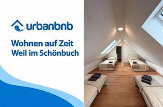 Immobilie mieten in Otto-Hahn-Straße, 71093 Weil im Schönbuch, Möblierte 5-Zimmerwohnung Weil im Schönbuch - Wohnen auf Zeit ab 1 Monat