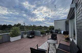 Penthouse mieten in Stadtwaldgürtel 14, 50931 Köln, Luxuriös möbliertes Penthouse am Stadtwald – große Dachterrasse mit Domblick zur Zwischenmiete