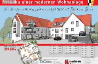 Wohnung kaufen in 91486 Uehlfeld, Neubau einer modernen Wohnanlage - familienfreundliches Wohnen in Uehlfeld mit Blick ins Grüne