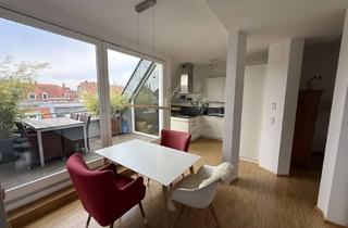 Wohnung kaufen in Scherrstraße 18, 76137 Südstadt, Lichtdurchflutete Maisonette mit Dachterrasse, Galerie und modernem Wohnambiente