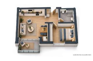 Wohnung kaufen in Bruggergasse, 88677 Markdorf, Charmante 2-Zimmer Wohnung zu verkaufen
